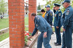В муниципальном образовании п. Михайловский состоялся Митинг памяти, посвященный 38-й годовщине аварии на Чернобыльской АЭС