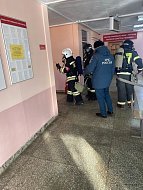 Проведены тренировочные пожарно-тактические учения в здании столовой «Экотехнопарка «Михайловский» с эвакуацией персонала