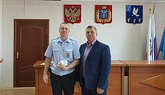 Сотрудники полиции и администрации МО п. Михайловский получили знаки отличия ГТО