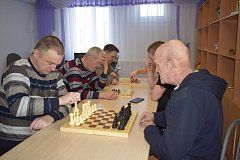 В преддверии Дня Защитника Отечества в Михайловском доме-интернате прошёл шахматный турнир