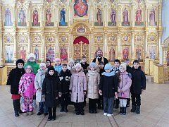 Михайловские ребята посетили Храм в честь Пресвятой Богородицы "Державная" п. Горный 