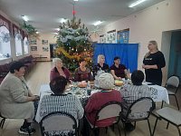 В преддверии новогодних праздников в Доме культуры для женщин клуба «Вдохновение» состоялся «Голубой огонек»