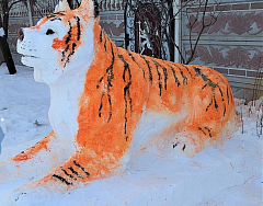 АП! Снежные тигры у ног наших сели