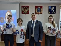 В преддверии дня Великой Победы состоялась торжественное вручение паспортов ребятам михайловской школы